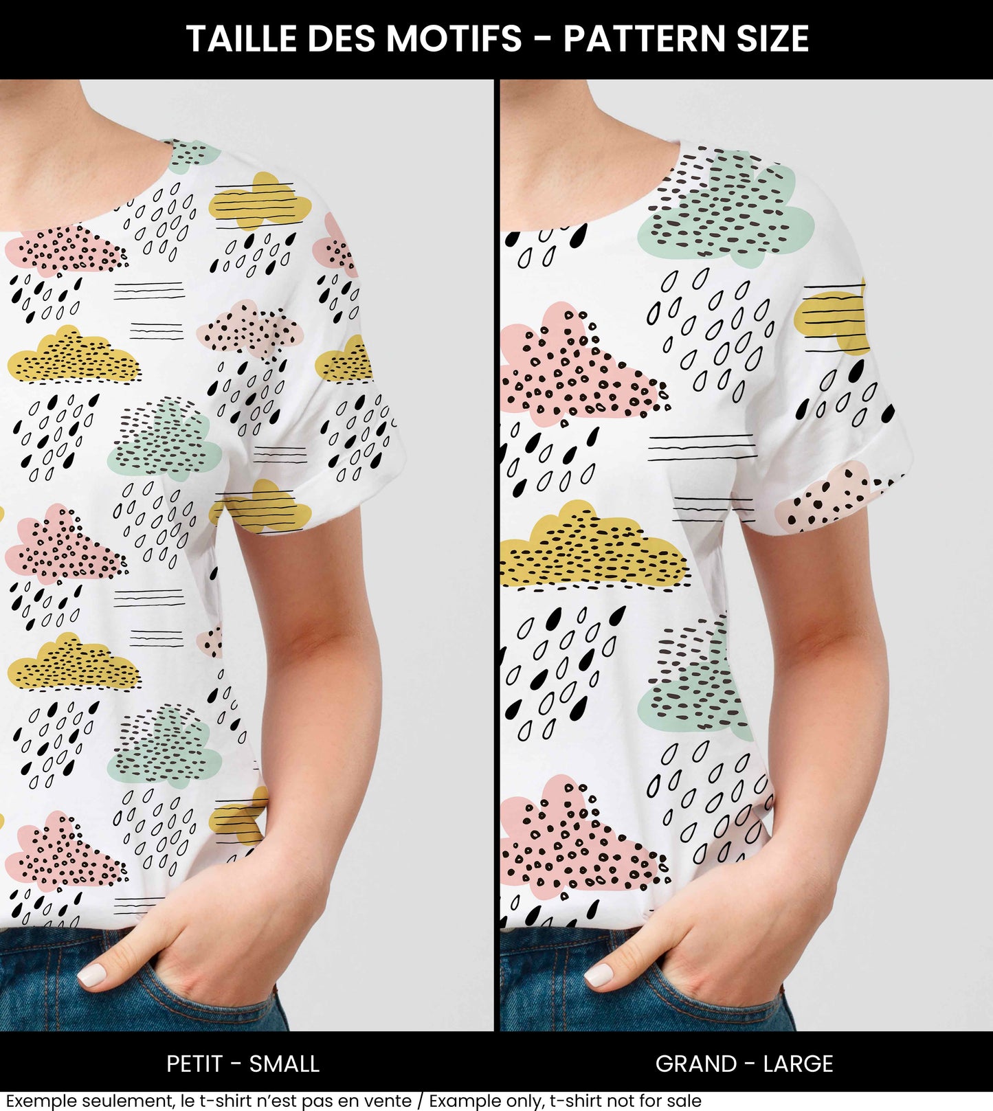Tissus | Nuages de pluie