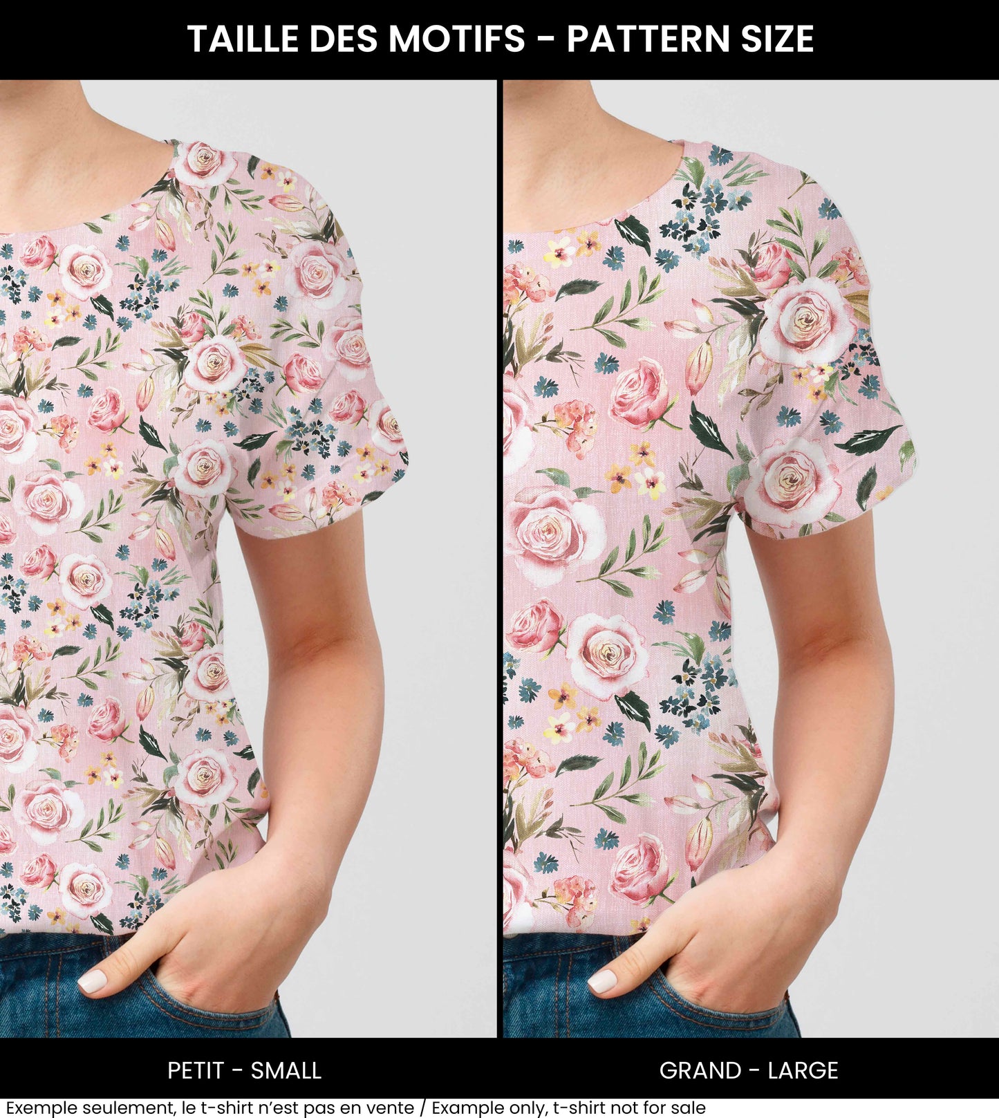 Tissus | Roses roses