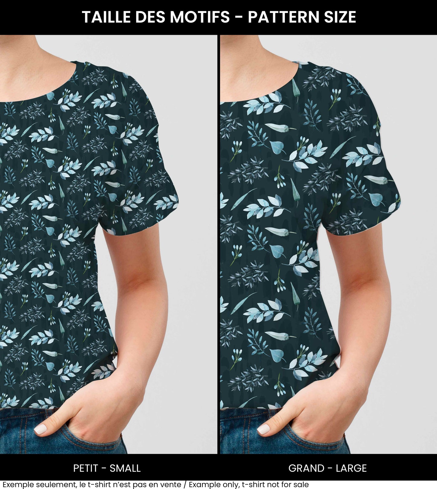 Fabrics | Blue foliage