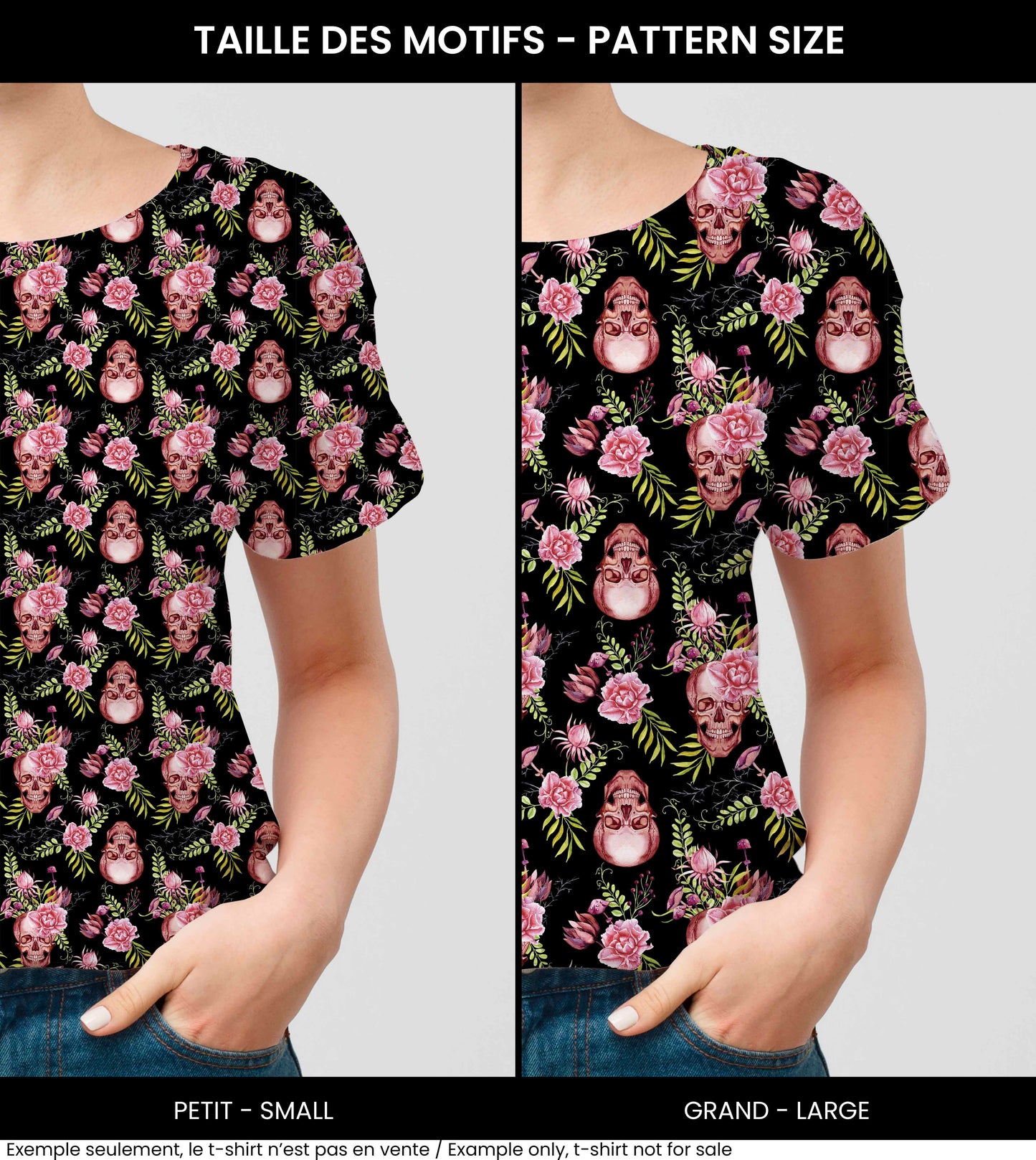 Fabrics | Skulls and Flowers