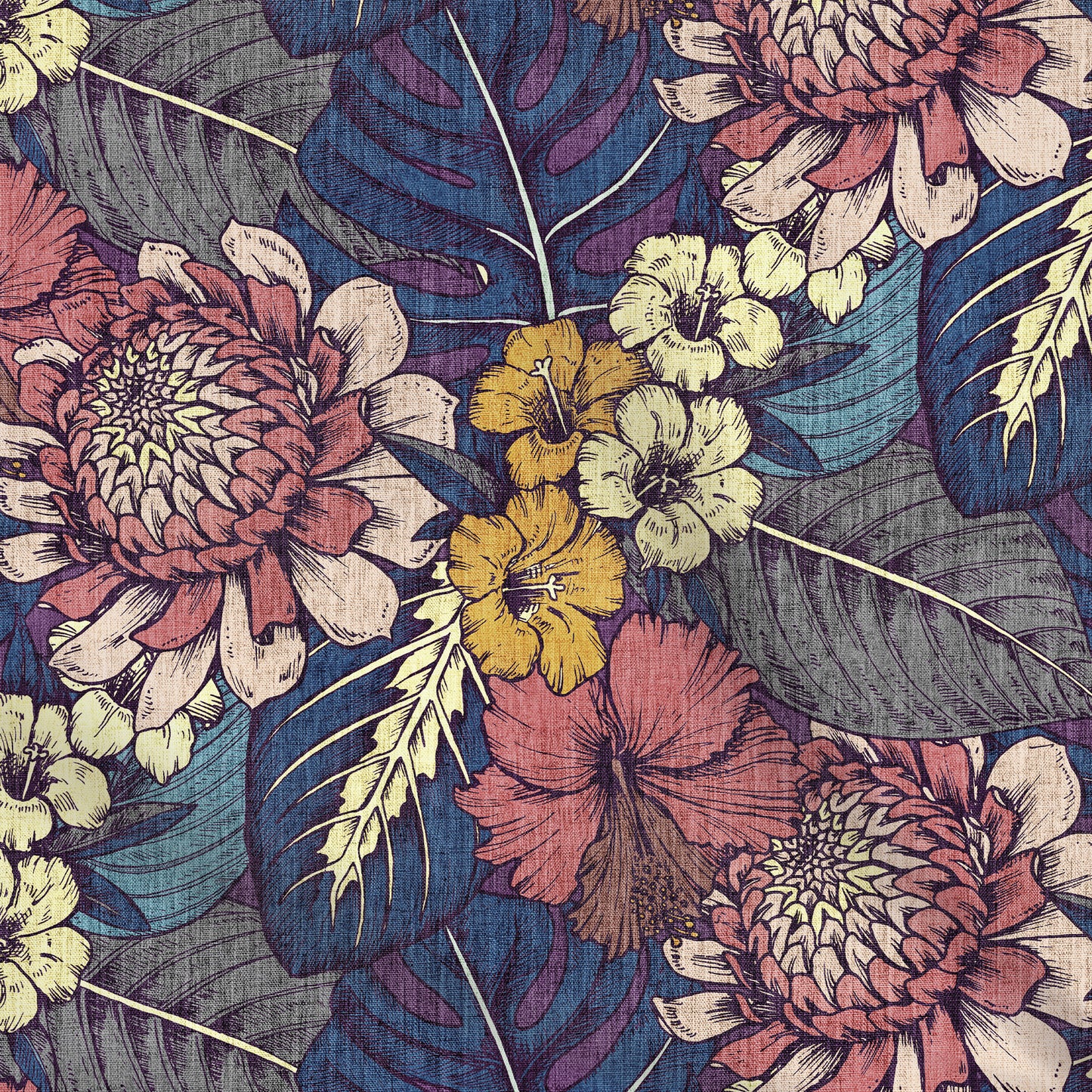 Fabrics | Retro Tropical Escape