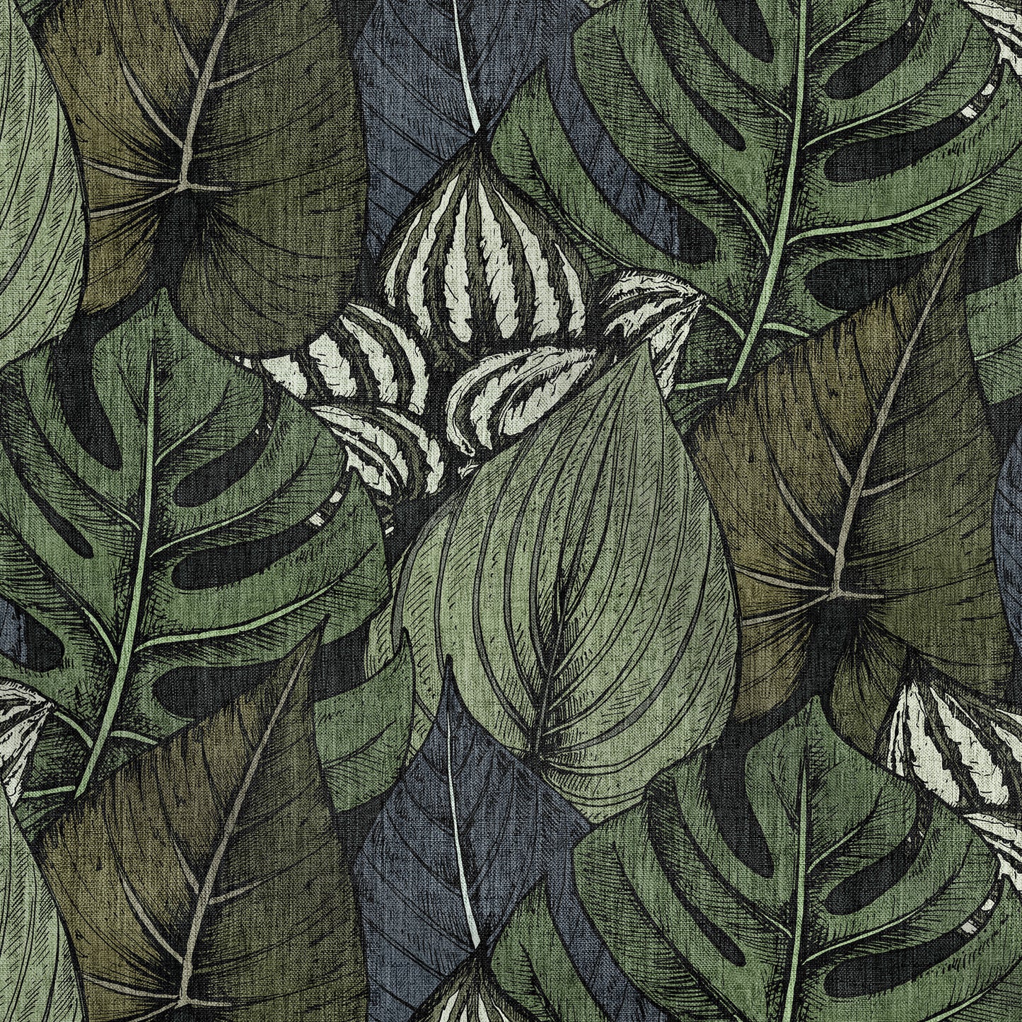 Fabrics | Purple and yellow watercolor flowers