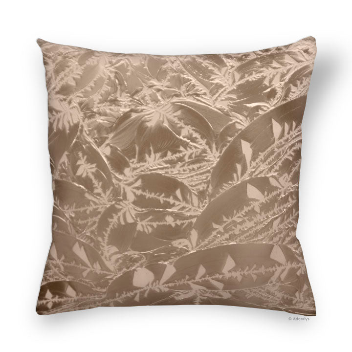 Cushion cover | Ice crystals - Brown