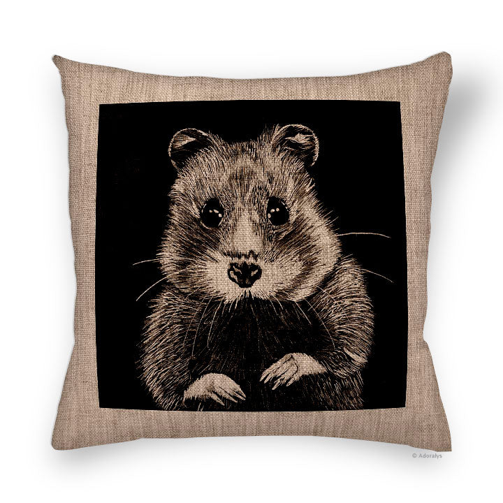 Cushion cover | Field mouse - Brown