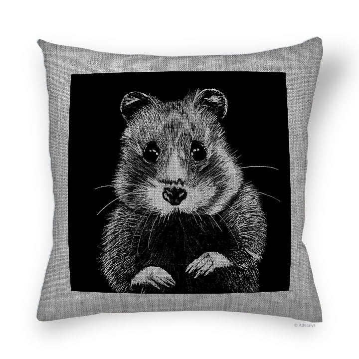 Cushion cover | Field mouse - Grey