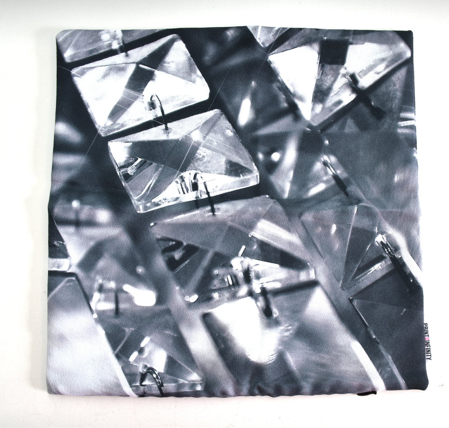 Housse de coussin 14x14 - Crêpe | Crystal