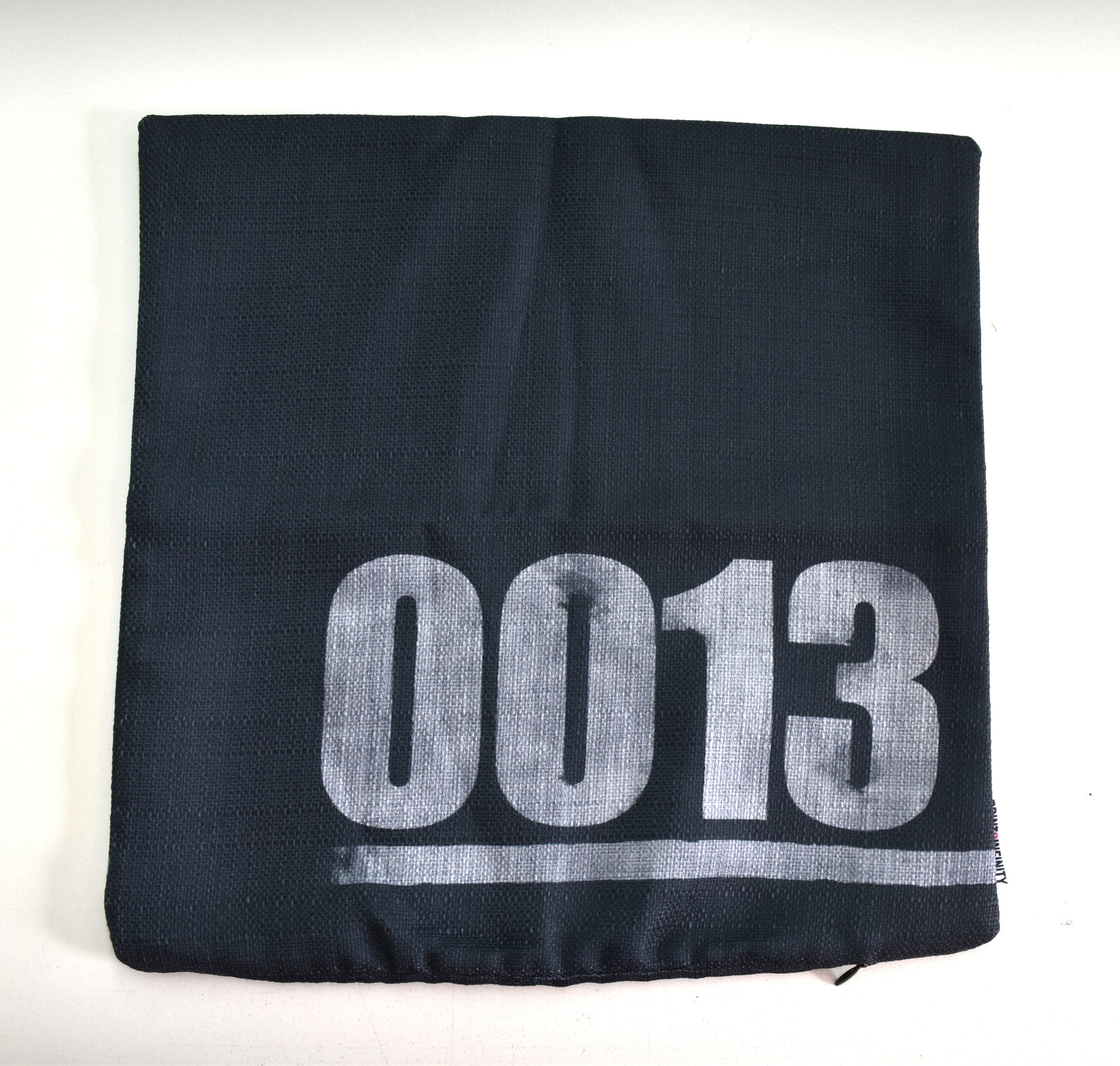 Cushion cover 14x14 - Polycube | Number 13 - Black and gray