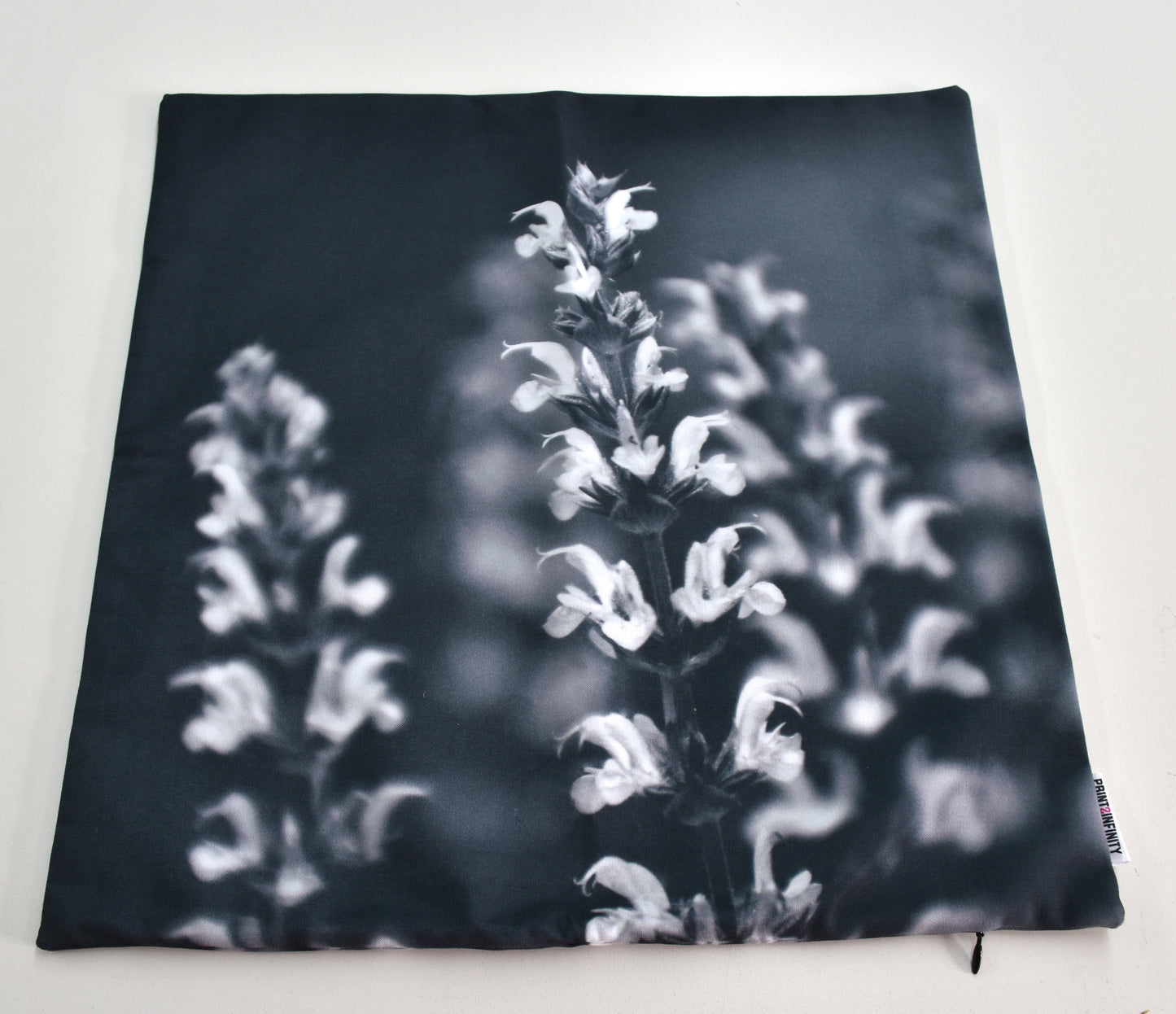 Cushion Cover 18x18 - Canvas | Sage - Black and White