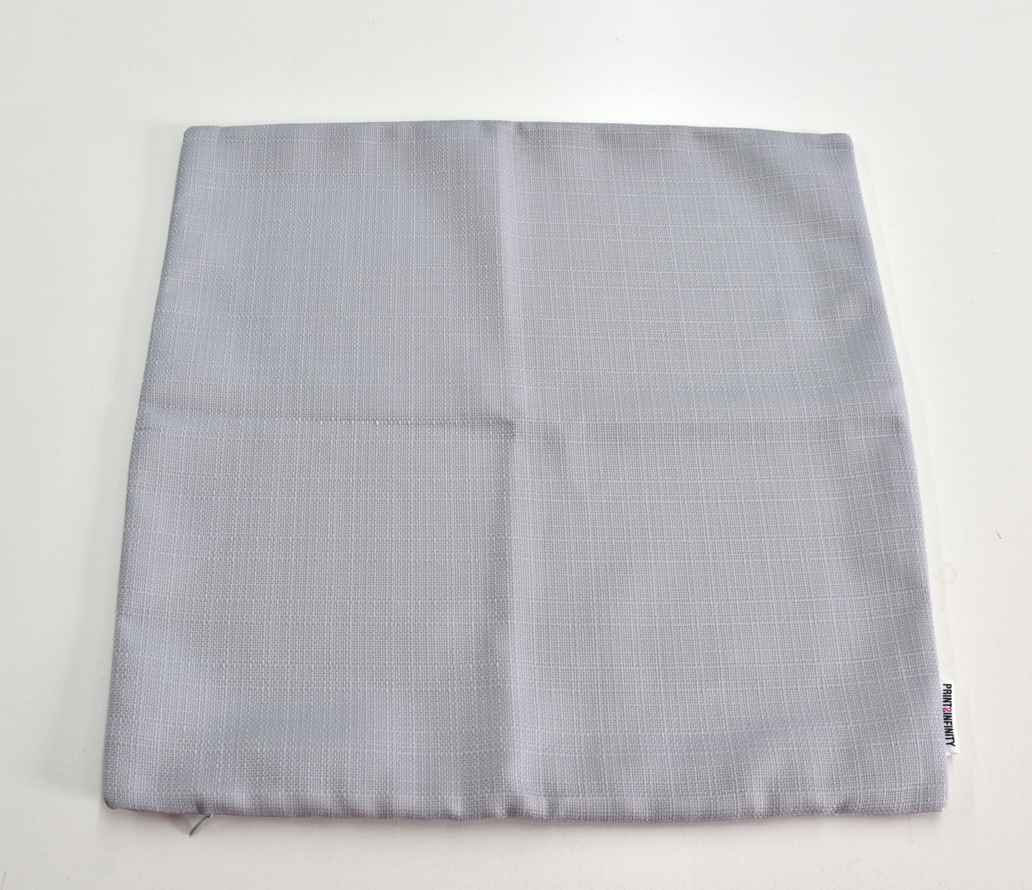 Cushion cover 18x18 - Polycube | Solid pale grey
