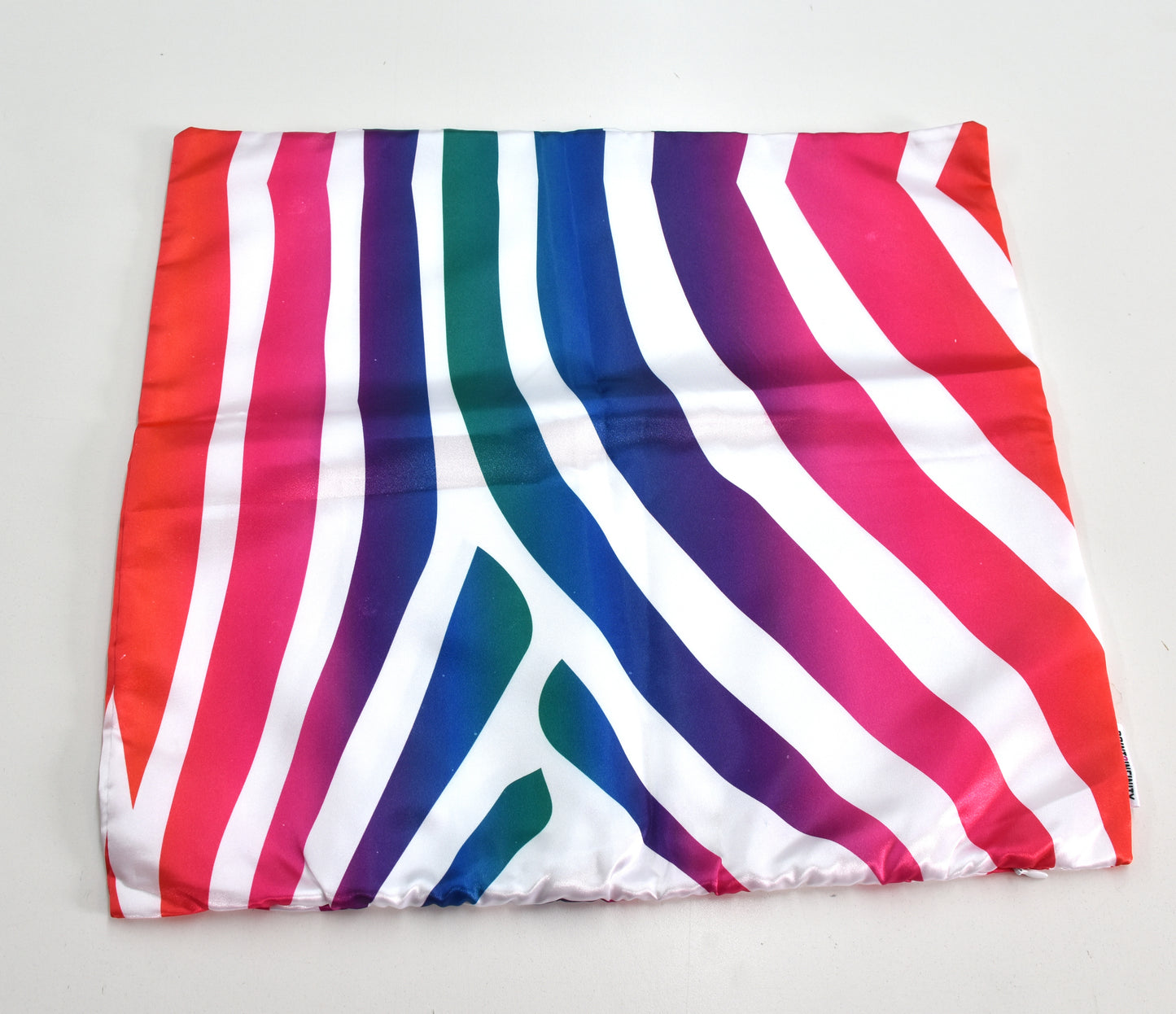Cushion cover 18x18 - Satin | Zebra 2 - Pink