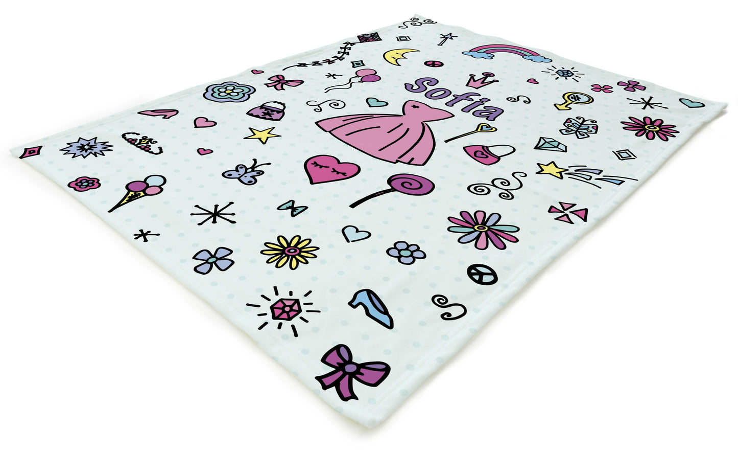 Couverture personnalisable | Princesse - verte