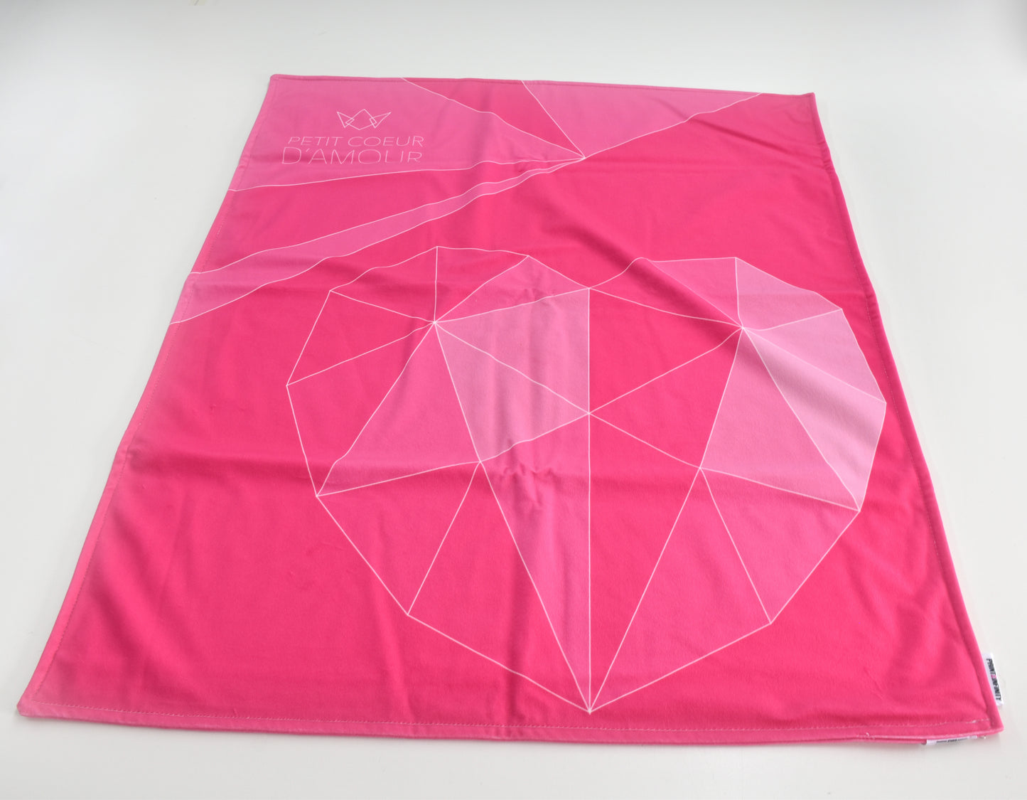 Couverture 27x39 - Velour mat | Petit coeur d'amour