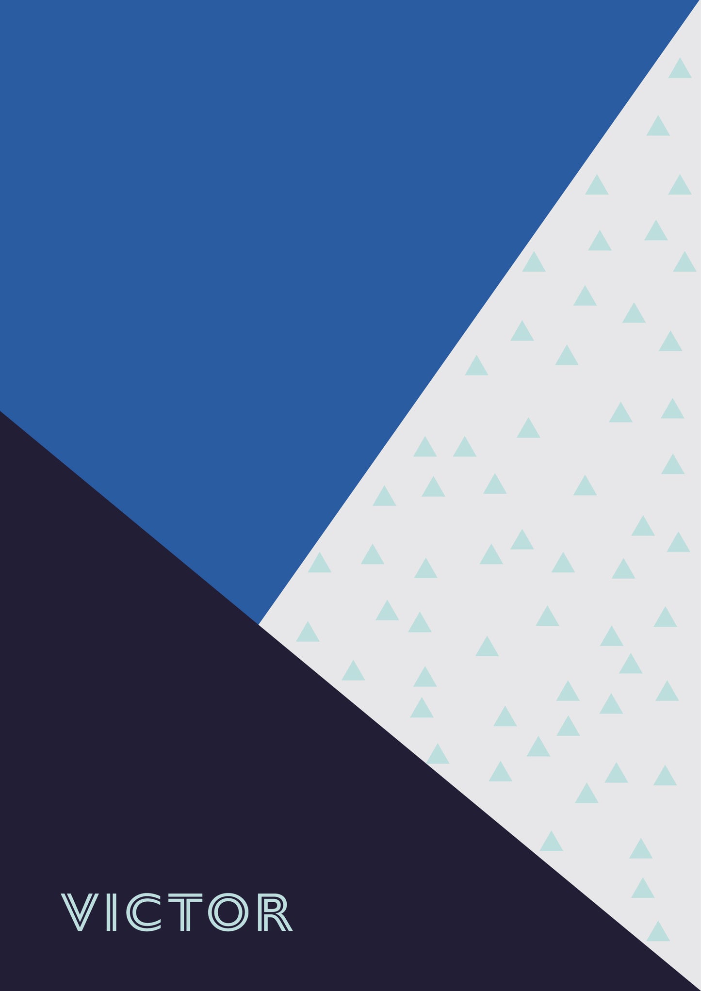 Couverture personnalisable | Jeu de triangles