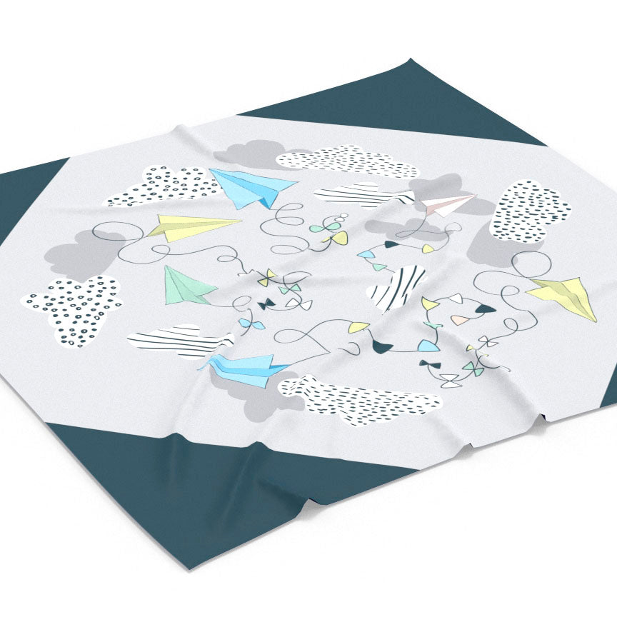 Emballage cadeau réutilisable | Avions en papier