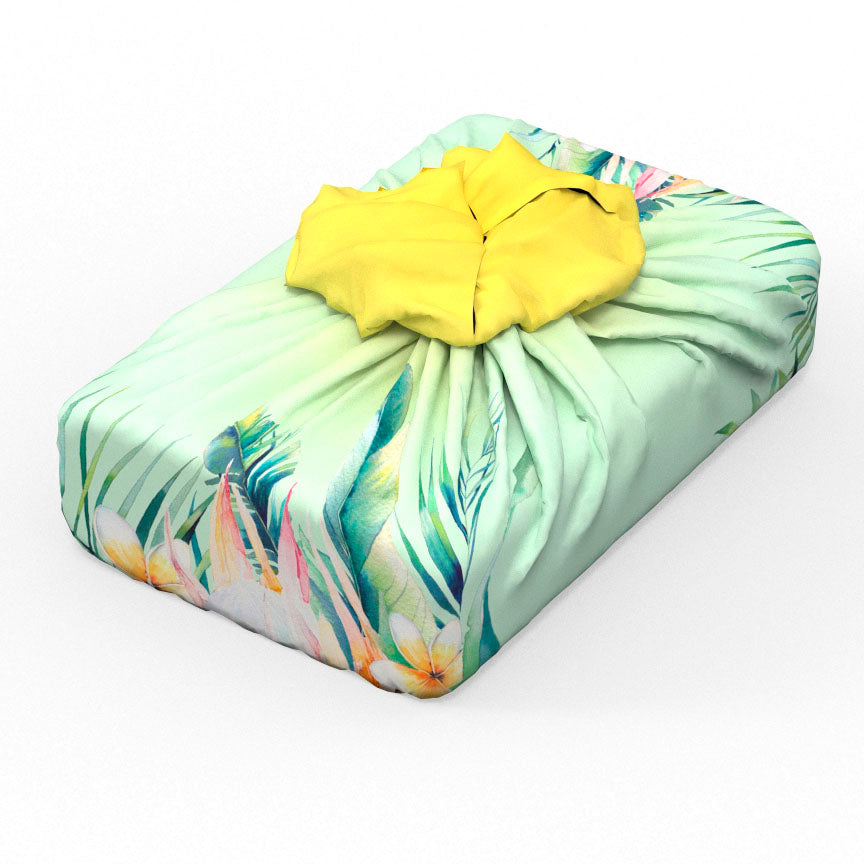 Emballage cadeau réutilisable | Fleurs tropicales