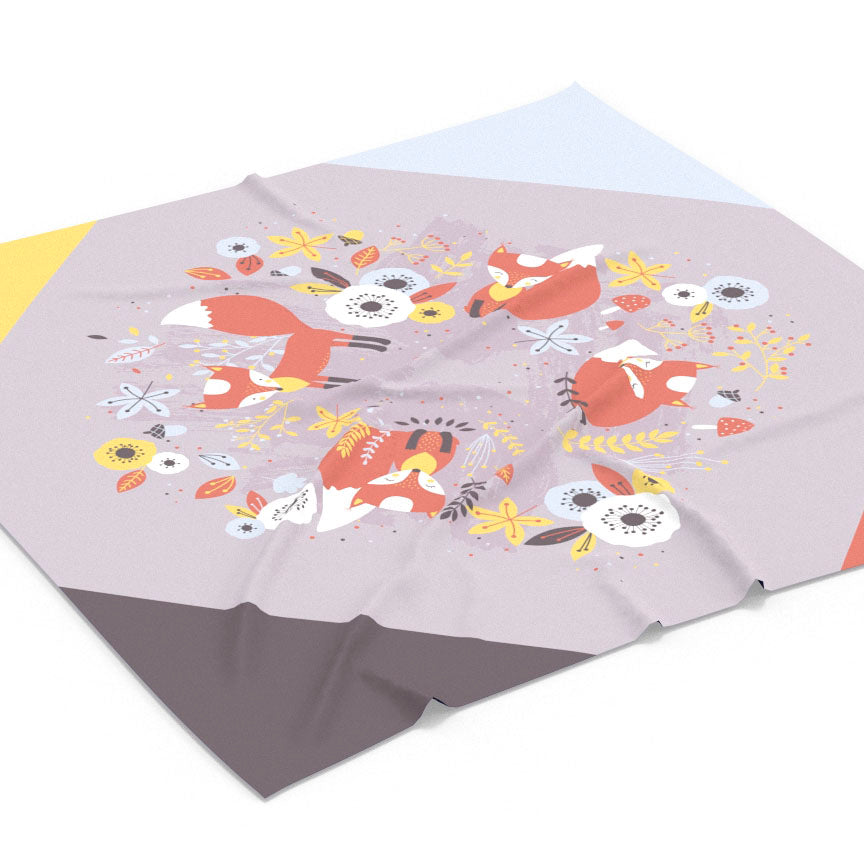 Emballage cadeau réutilisable | Renards
