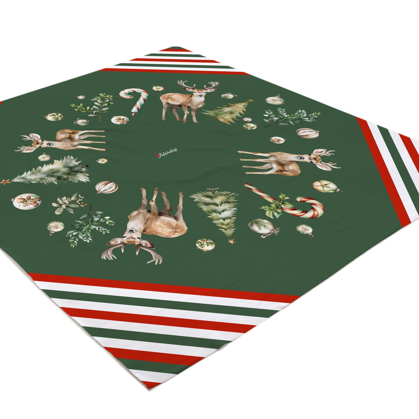 Emballage cadeau réutilisable | Cerfs de Noël