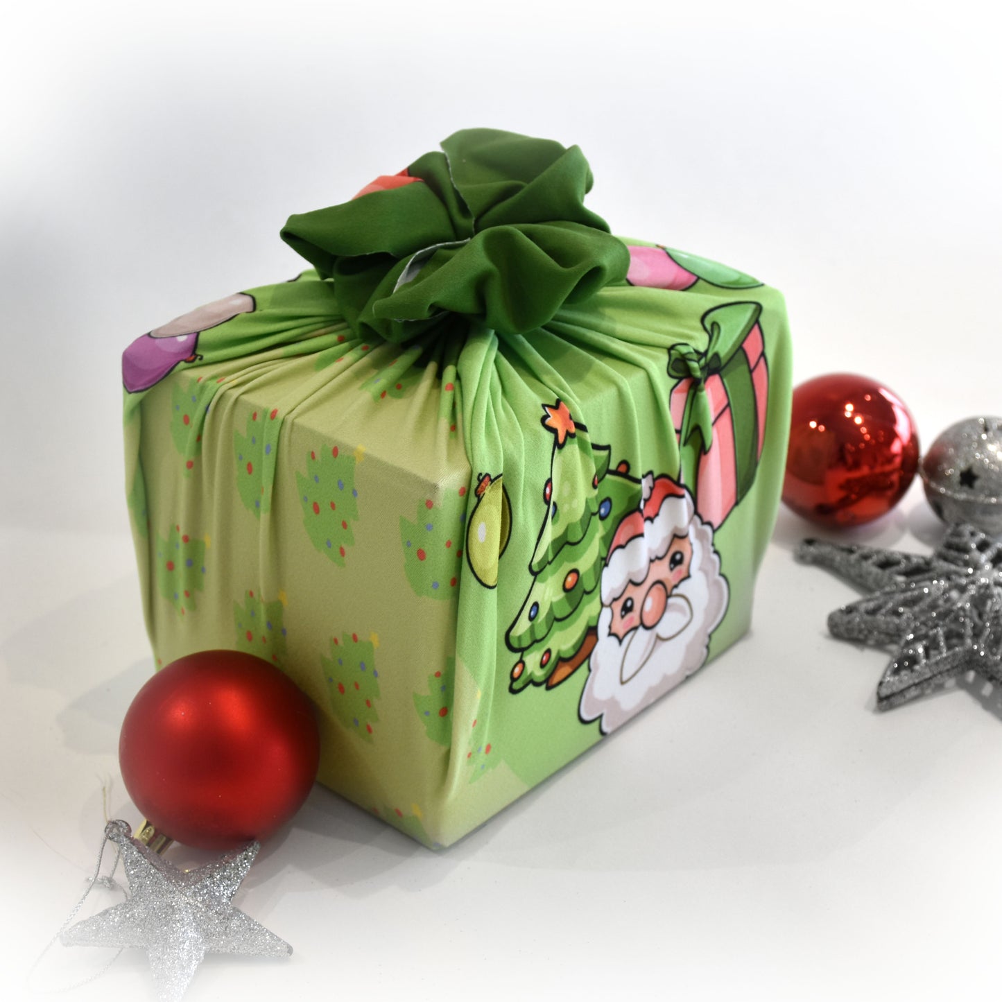 Reusable gift wrap | Kawaii Christmas