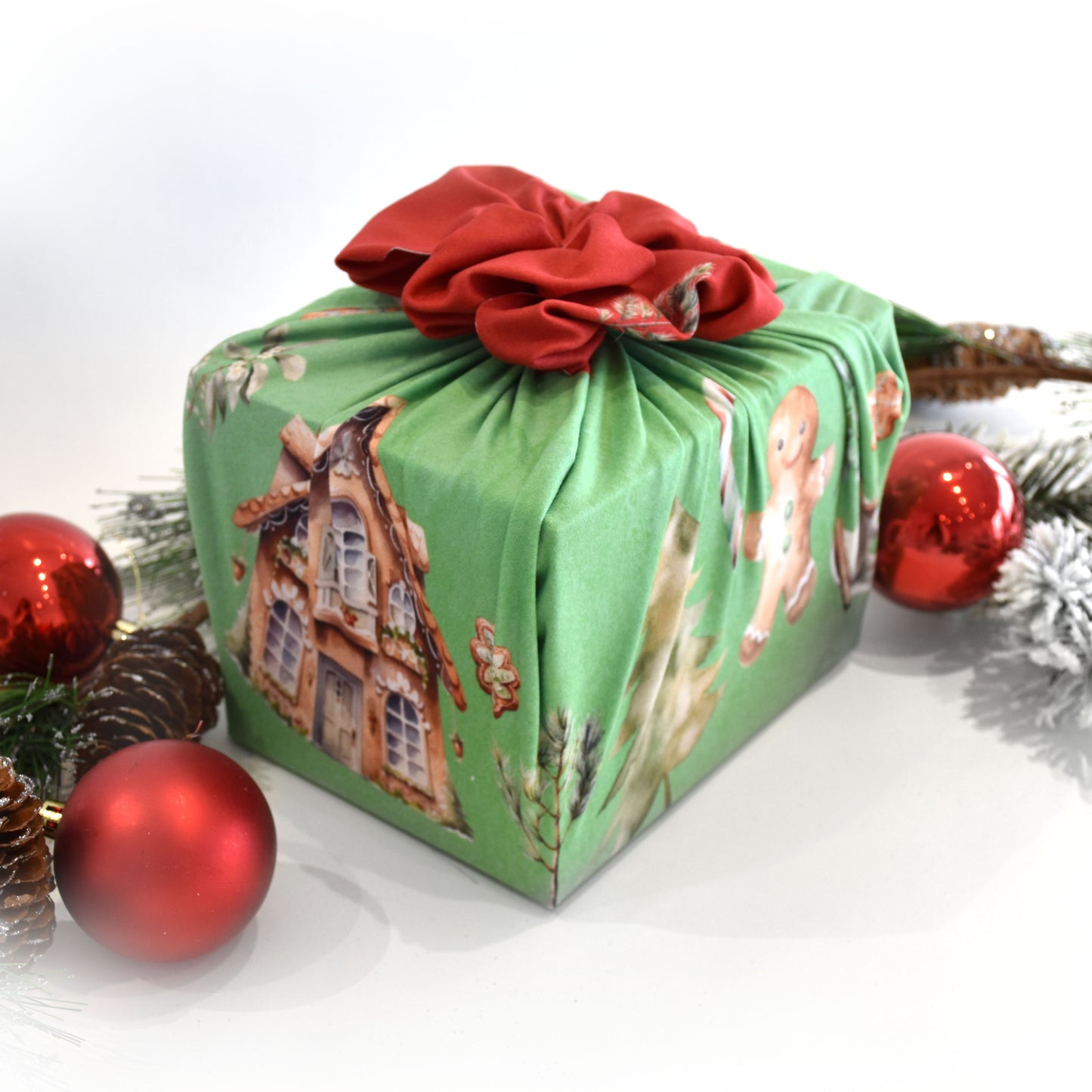 Emballage cadeau réutilisable | Pain d'épices