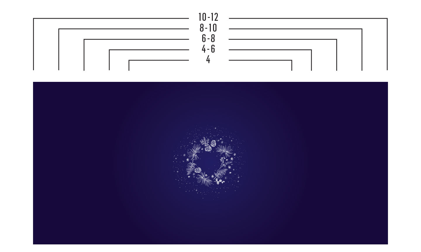 Tablecloth | Branches - Blue