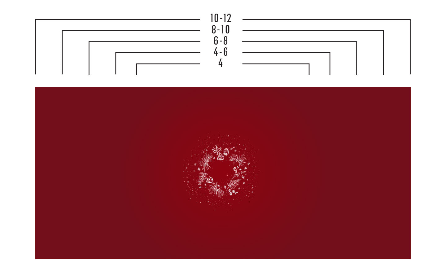 Tablecloth | Branches - Red