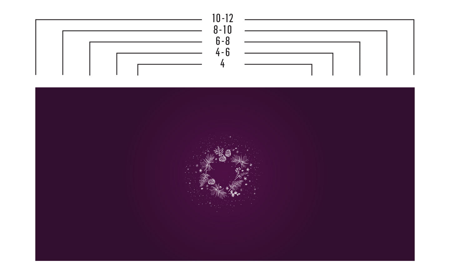 Tablecloth | Branches - Violet