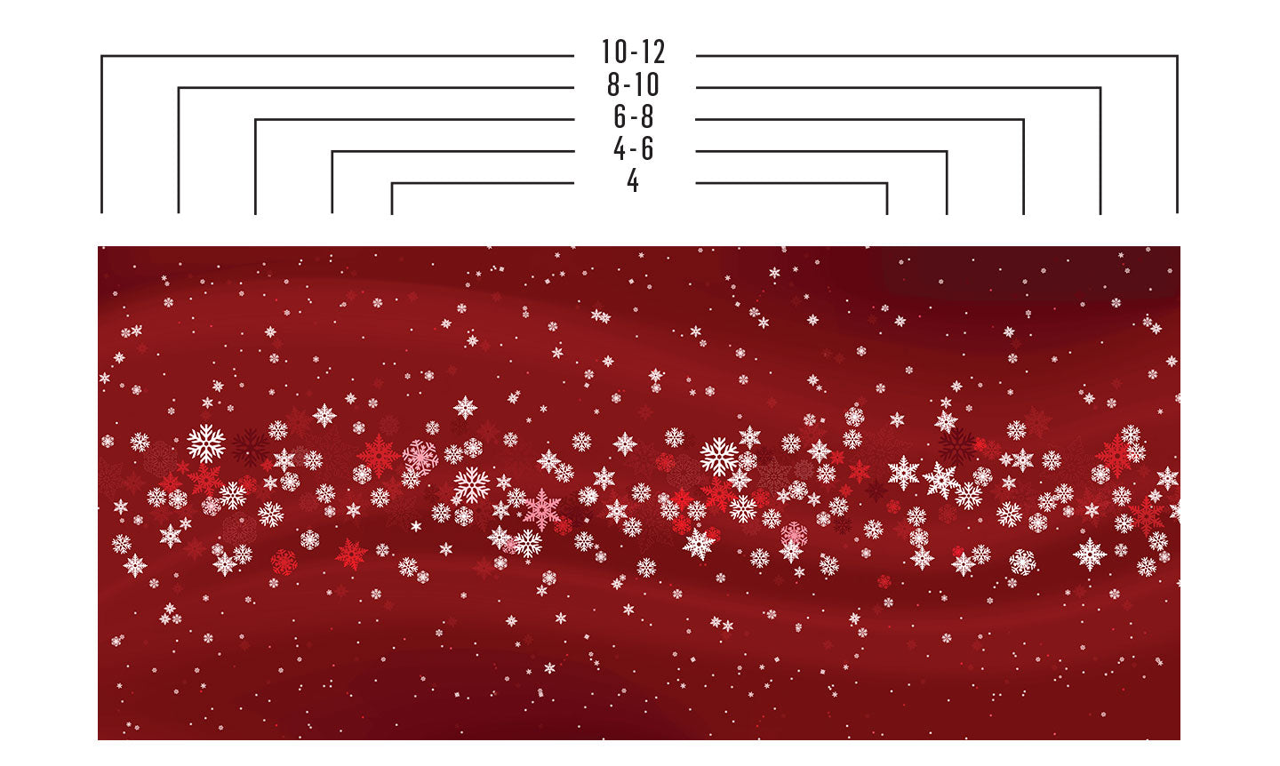 Tablecloth | Snowflakes - Red