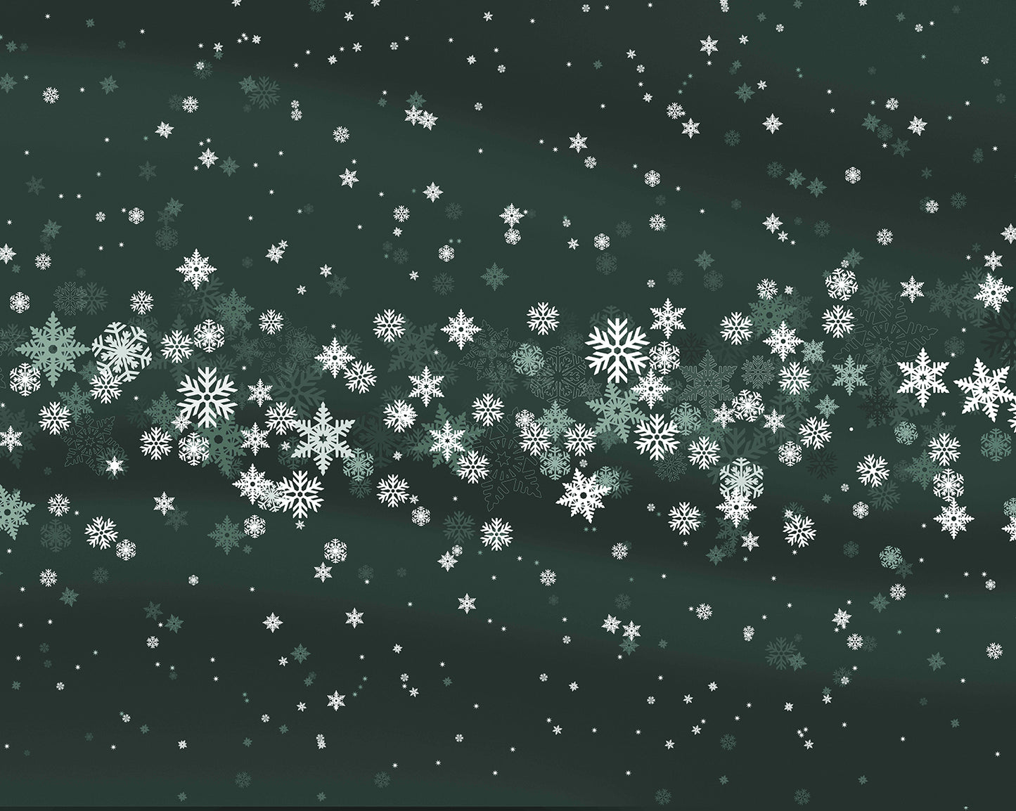 Tablecloth | Snowflakes - Green