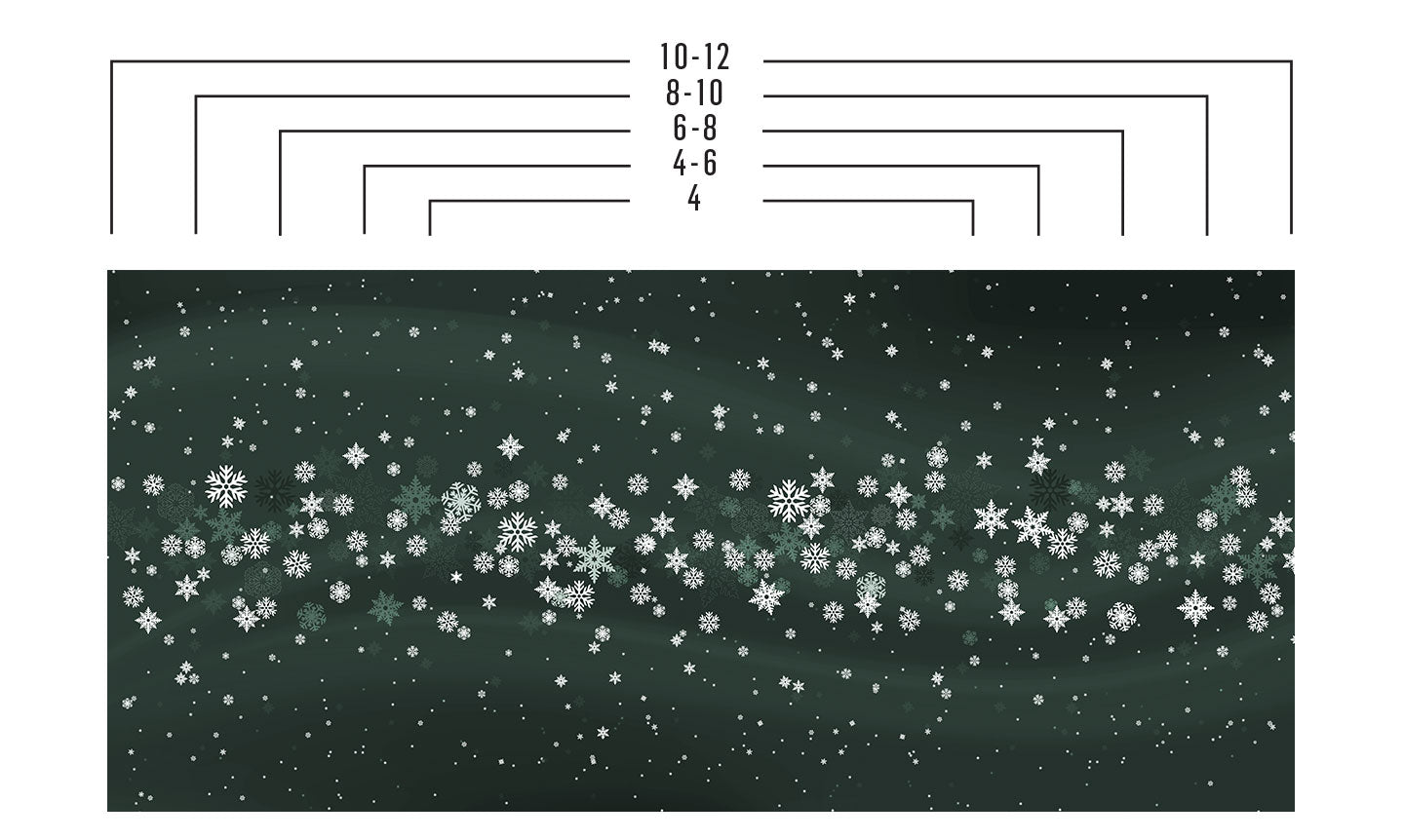 Tablecloth | Snowflakes - Green