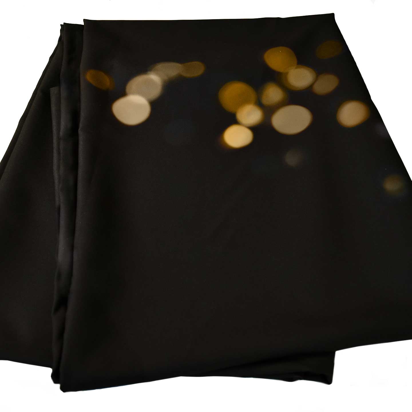 Tablecloth | Golden Lights - Black
