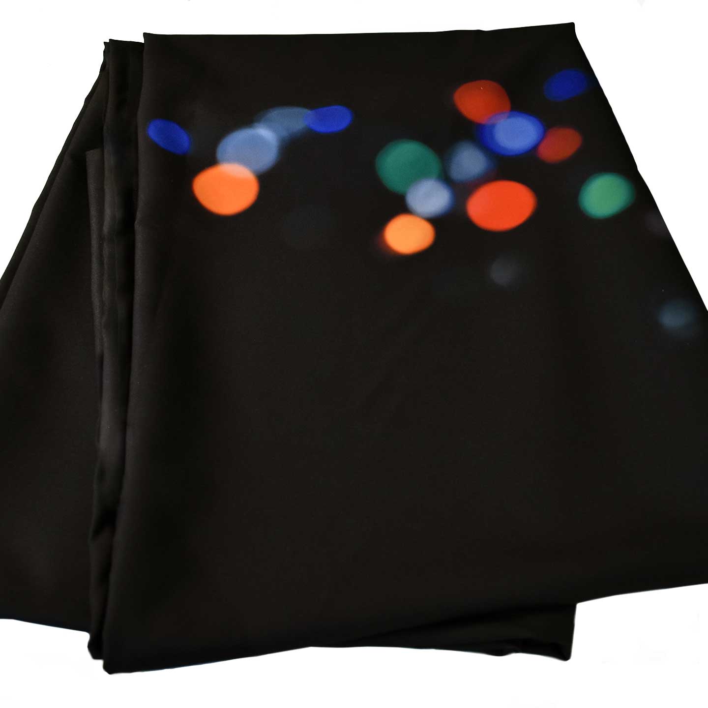 Tablecloth | Multicolored Lights - Black