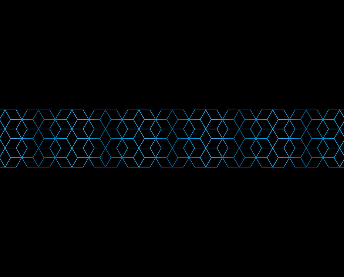 Tablecloth | Blue Geometry - Black