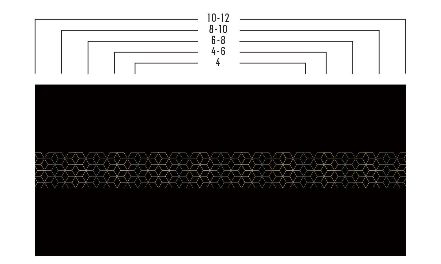 Tablecloth | Multicolored Geometry - Black