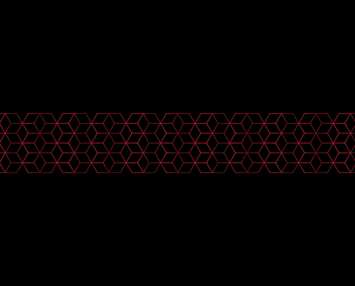 Tablecloth | Red - Black Geometry