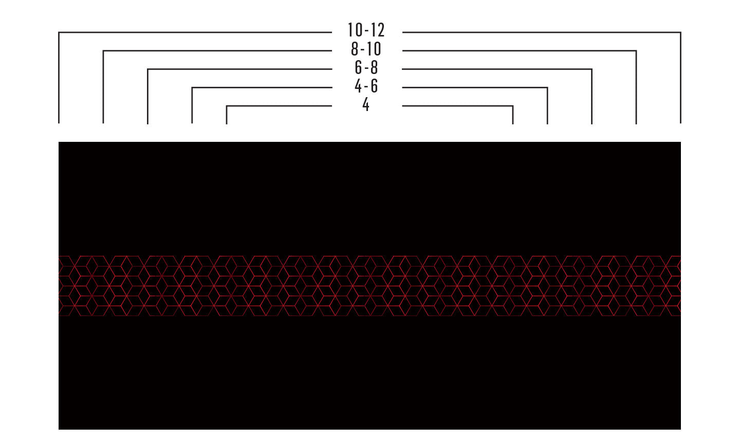 Tablecloth | Red - Black Geometry