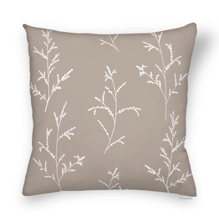 Cushion cover | Branches - Beige