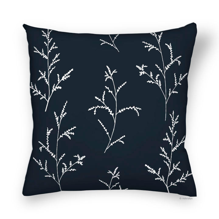 Cushion cover | Branches - Black