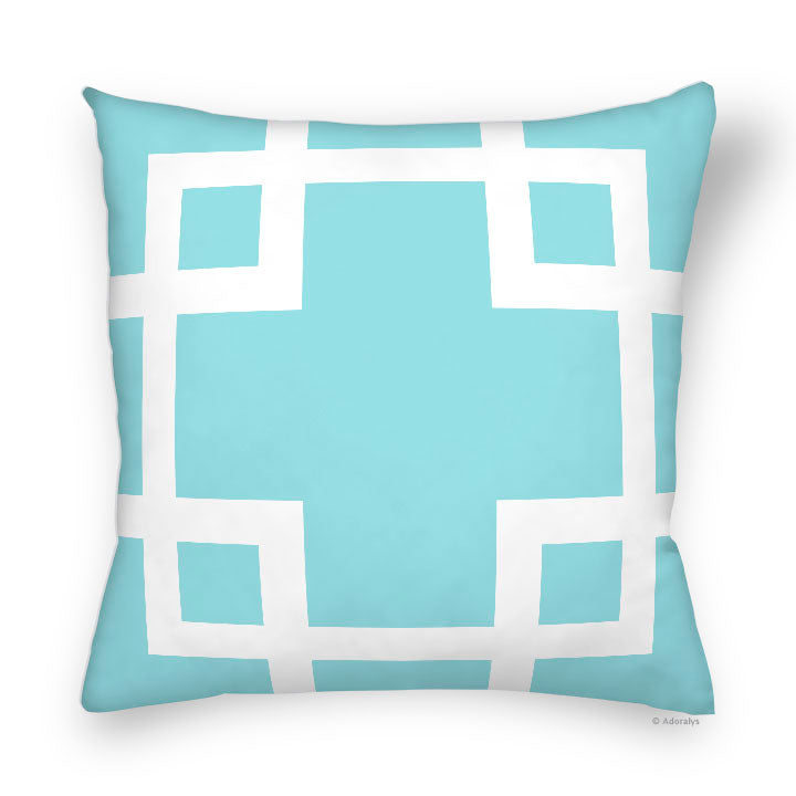 Cushion cover | Square - Turquoise