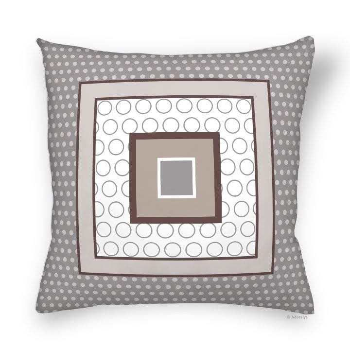 Cushion cover | Circles and squares