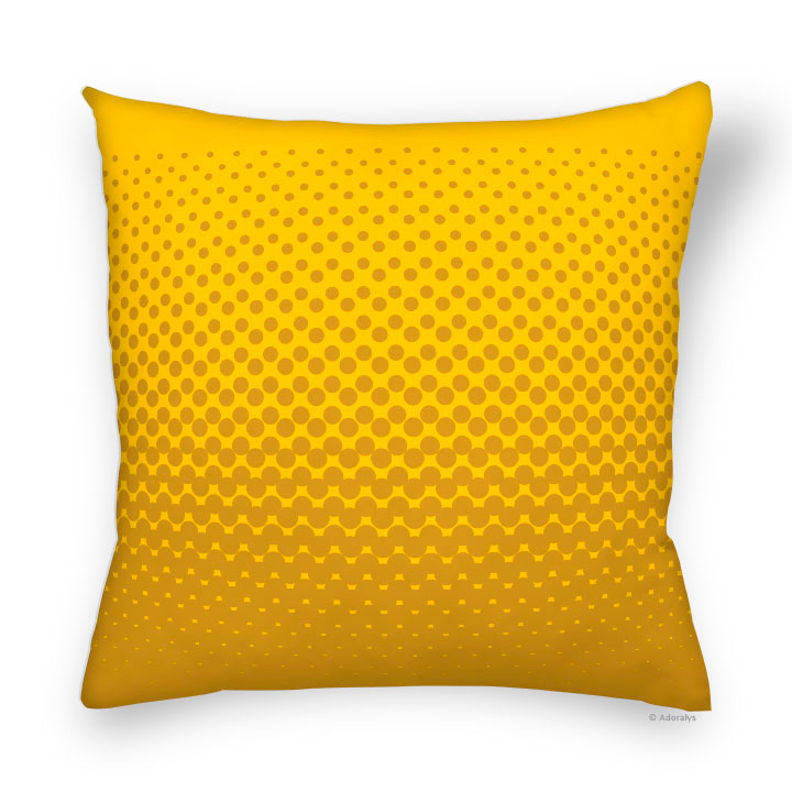 Cushion Cover | Circle Gradient - Yellow