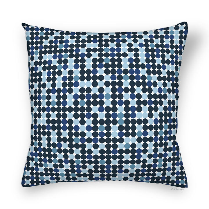 Cushion cover | Small dots - Blue