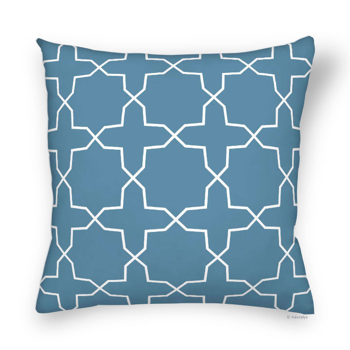Cushion Cover | Aligned Stars - Blue