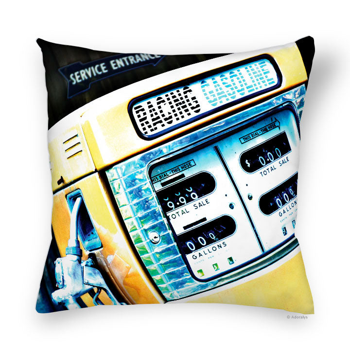 Cushion Cover | Gas Pump - Yellow