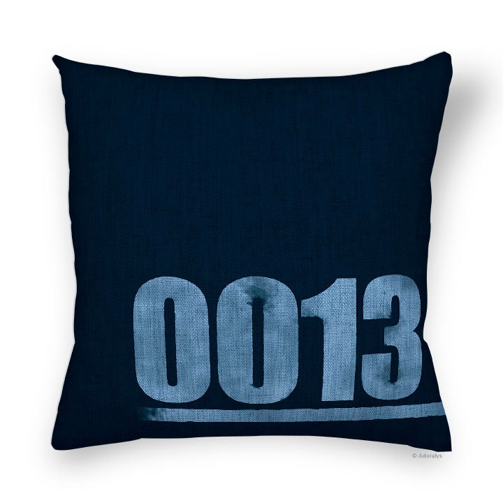 Cushion cover | Number 13 - Blue