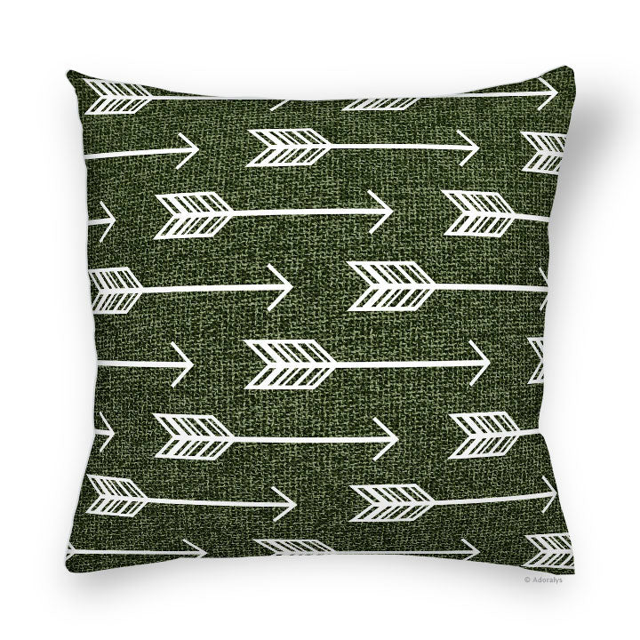 Cushion cover | Multi-arrows - Green