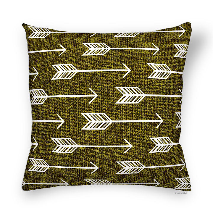 Cushion cover | Multi-arrows - Yellow