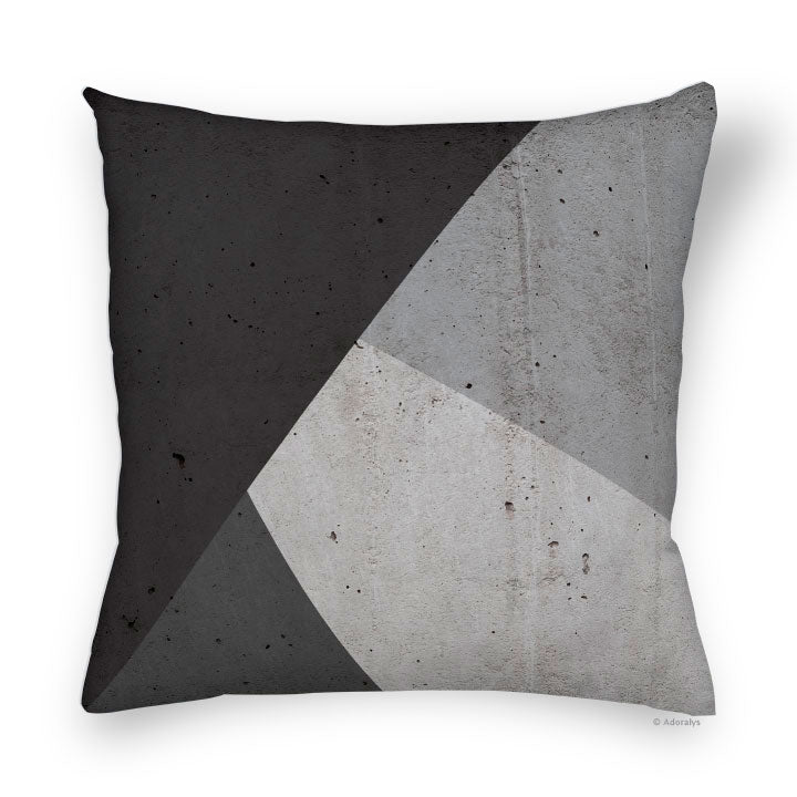 Cushion cover | Triangle design - Grey