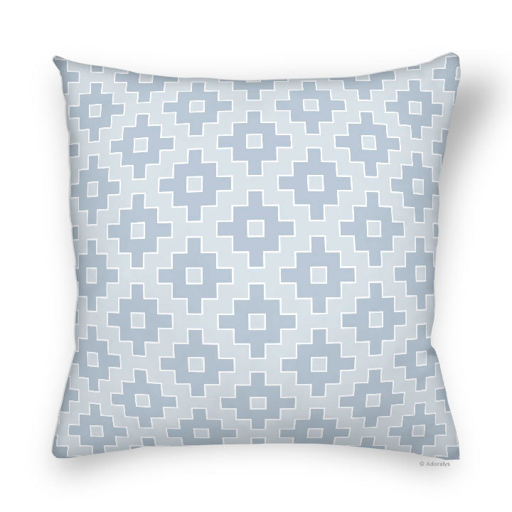 Housse de coussin | Motif pixel - Grise
