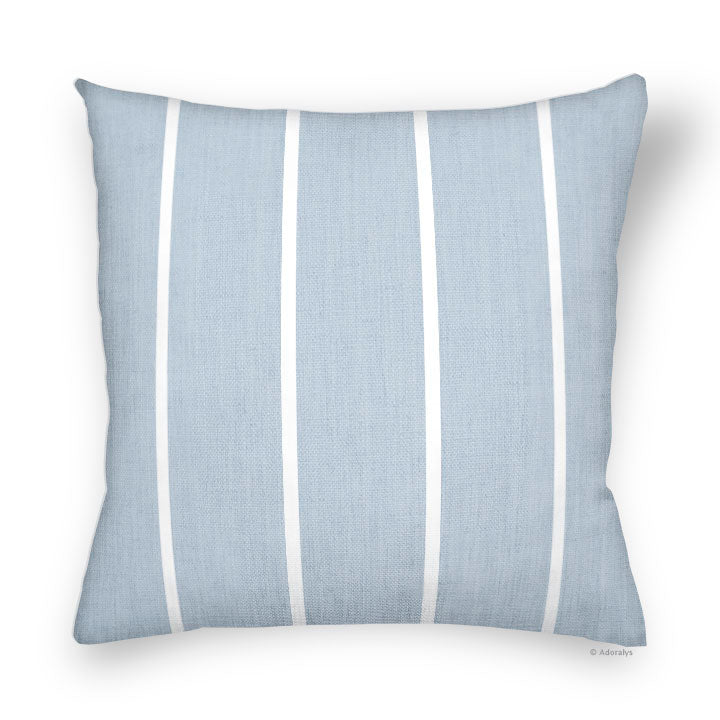 Cushion cover | Vertical stripes - Blue