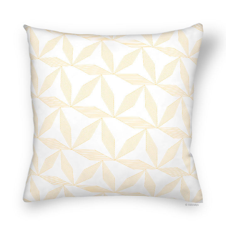 Cushion cover | Geometry - Yellow